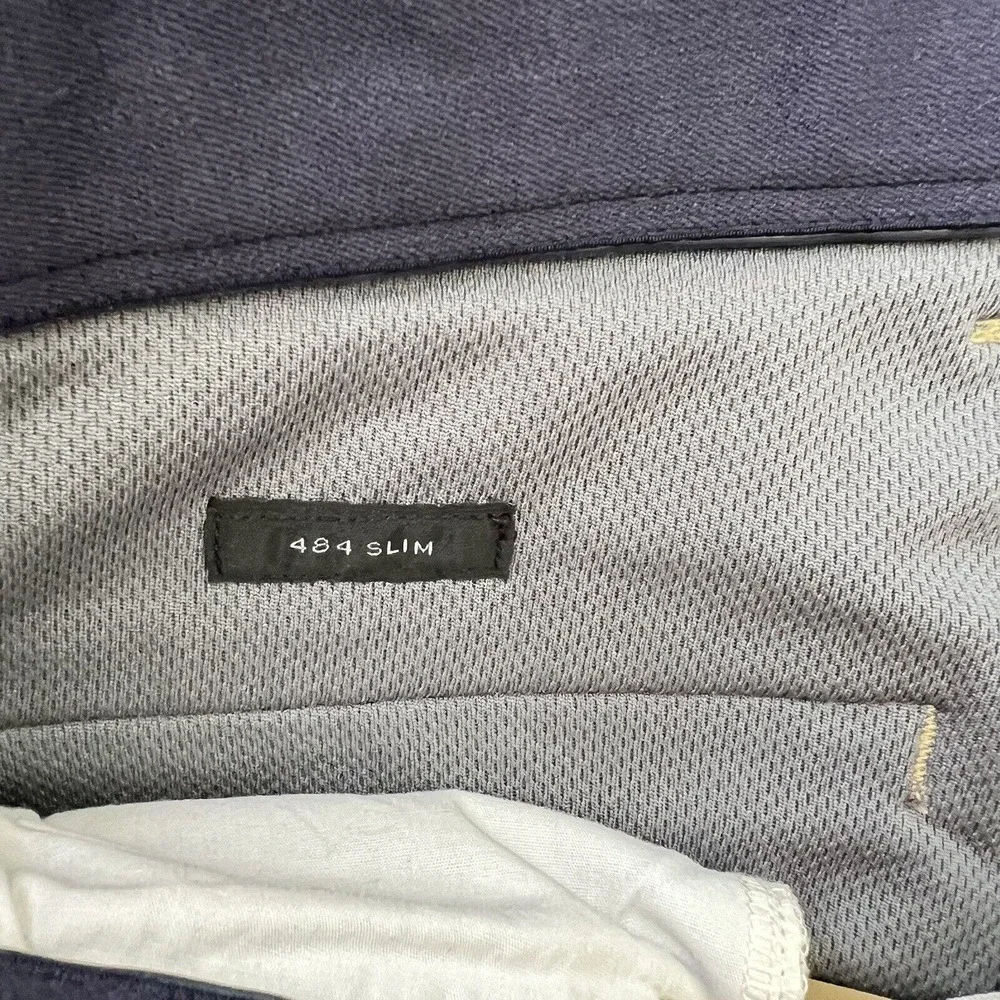 J.Crew Stretch Chino Pants Men's 36 X 32 Beige Flat Front Zip Pockets 484 Slim